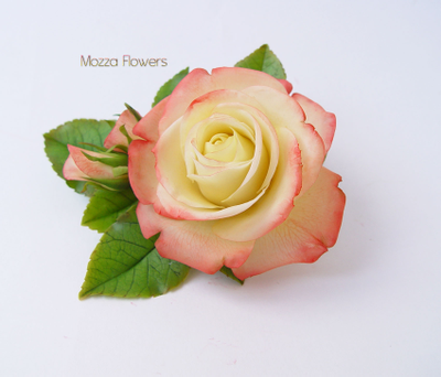 Зажим с розой "Gloria Day".