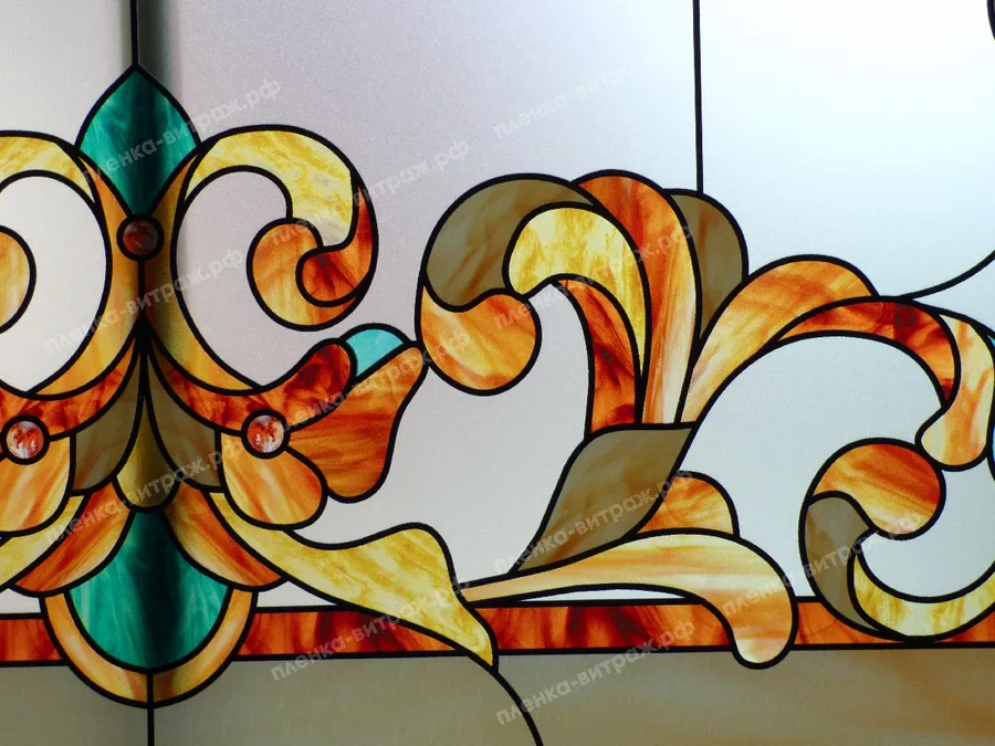 Витражная пленка на окна-2