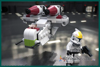 Lego Star Wars 75076 Republic Gunship Microfighter