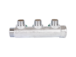 Коллектор регулирующий STOUT 3/4", 3 отвода 1/2" (Арт. SMB-6850-341203)