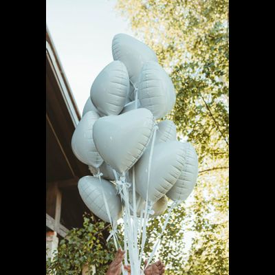 Оформление детский день рождения в белом стиле № 1454