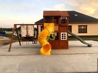 Детская площадка IgraGrad Клубный домик 2 с трубой Luxe
