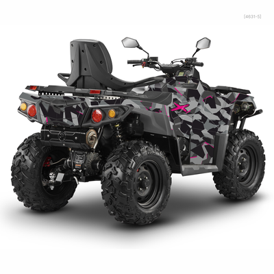 Наклейки на квадроцикл Aodes Pathcross 1000 mud pro - 2021 2022 2023 2024 №4631-5