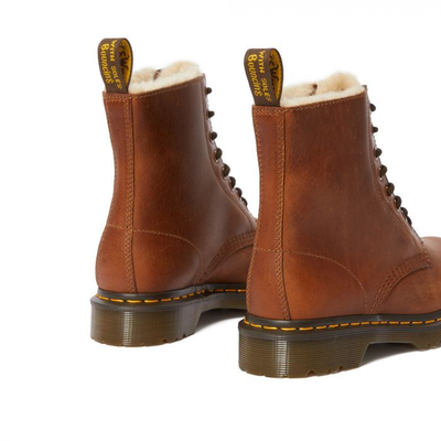 Dr Martens ботинки коричневые зимние