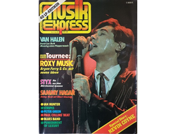 Musikexpress Sounds Magazine Van Halen, Bryan Ferry, Иностранные музыкальные журналы, Intpressshop