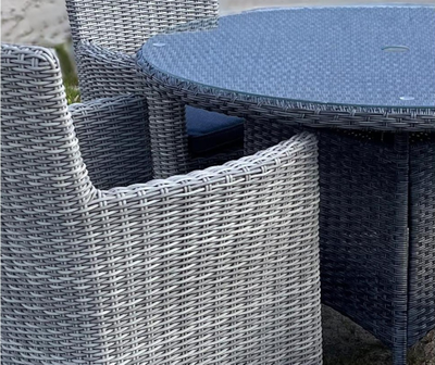 Комплект плетеной мебели AM-395C/T395 Grey 4Pcs