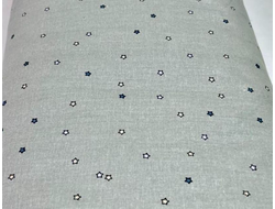 Наволочка на молнии к подушке Биосон G 350, хлопковый  сатин  рисунок мелкие звезды