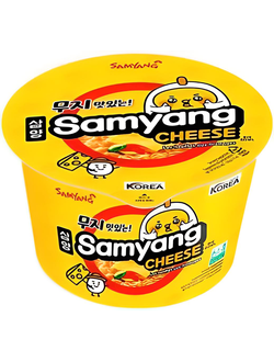 Лапша Samyang Cheese Big Bowl со вкусом сыра 105 гр (16 шт)