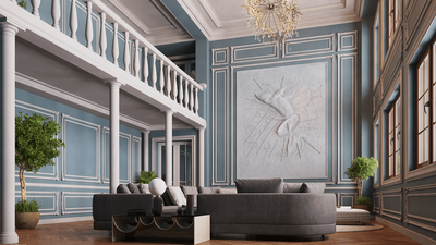 Панно гипсовое LEVITATION артикул SPN12