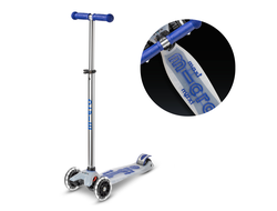 Самокат Maxi Micro Deluxe Flux LED Синий