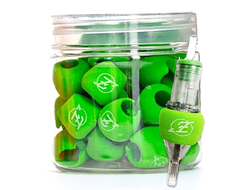 Поролоновая насадка для тату картриджей EZ-FMCC GREEN, 30 шт.