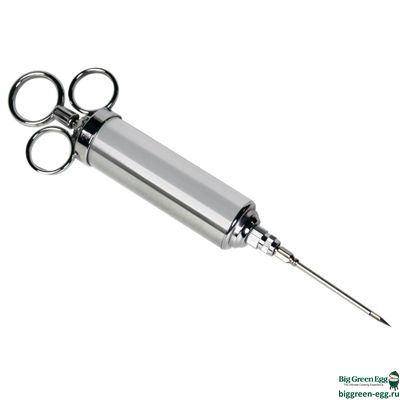 ШПРИЦ КУЛИНАРНЫЙ ДЛЯ ВВЕДЕНИЯ МАРИНАДОВ, ДЛИНА ИГЛЫ 65ММ, НЕРЖ.СТАЛЬ