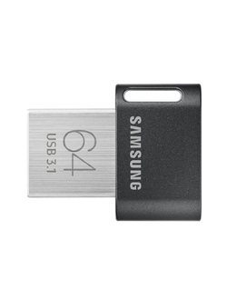 Флеш-память Samsung FIT Plus, 64Gb, USB 3.1 G1, черный, MUF-64AB/APC