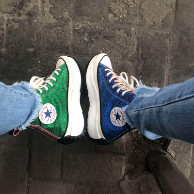 Стильные яркие Кеды Converse x JW Anderson Run Star Hike 164842C