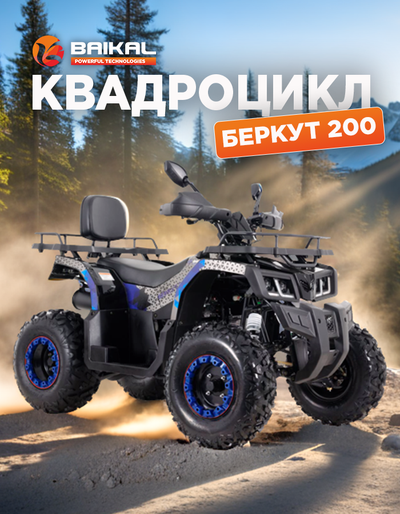 Квадроцикл BAIKAL БЕРКУТ 200 синий
