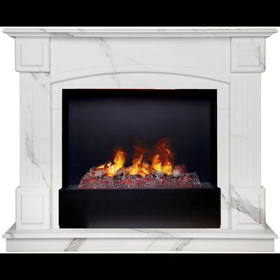 Электрокамин Carolina Marble WT с очагом 3D Cassette 630