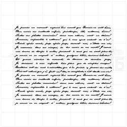 Фоновый штамп с французским стихотворением