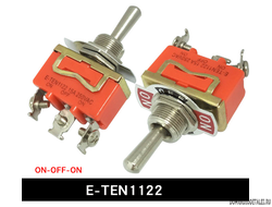 E-TEN1122 тумблер 3-х контактный 3-х позиционный 250VAC15A
