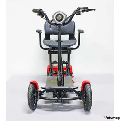 Трицикл GreenCamel Кольт 501 (36V 10Ah 2x250W) кресло Красный