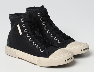 Кеды Balenciaga Paris High Top Black Canvas