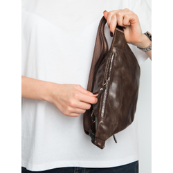 Кожаная поясная сумка Scarlino brown (арт. 7018-04)