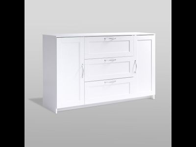 Сириус Тумба 2 двери и 3 ящика 1560х946х412 белый