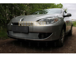 Защита радиатора Renault Fluence I 2009-2013 chrome низ