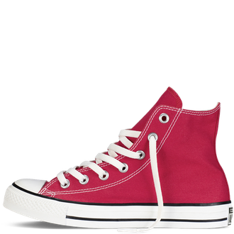 Кеды Converse all star chuck taylor красные высокие фото, конверс красные купить в москве