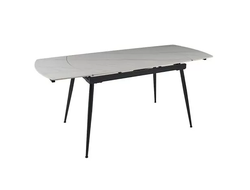 DTM0102CS Стол обед. расклад. WHITE MARBLE MATT 140, керамич. столешница, купить в Алуште