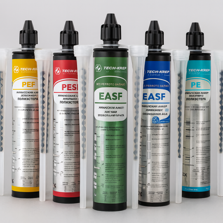 Химические анкеры TECH-KREP продажа в Санкт-Петербурге и России от компании ГРАВС, оптом и в розницу