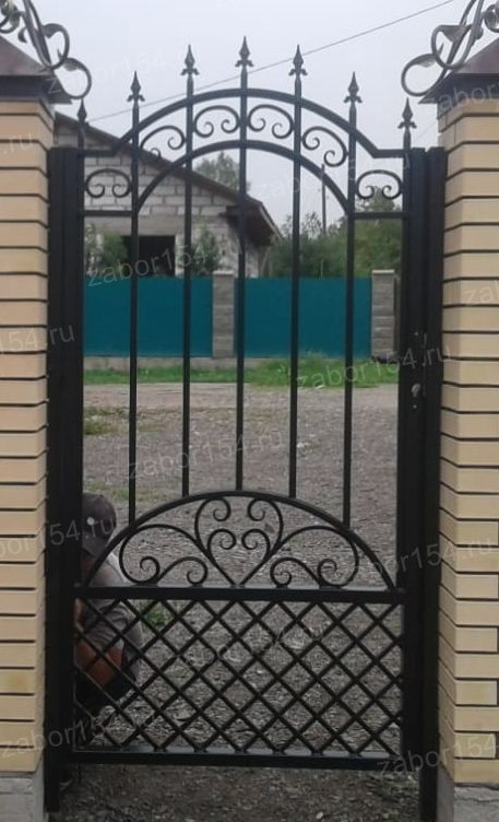 калитка арка ковка новосибирск