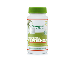 СЕРПЕНОЛ (SERPENOL) Нормализация артериального давления 750 мг SANGAM HERBALS, 60 ТАБ.