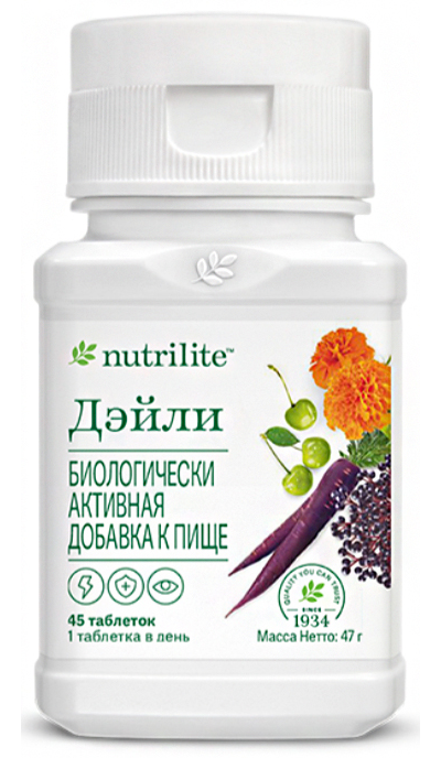 ЗДОРОВЬЕ КАЖДЫЙ ДЕНЬ    Nutrilite Дэйли, 45 таб.