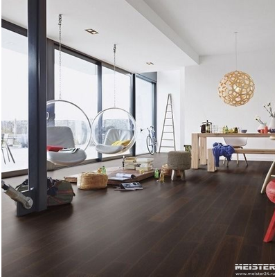 Паркетная доска Meister Дуб Гармония Закопченный 8052 PS300R