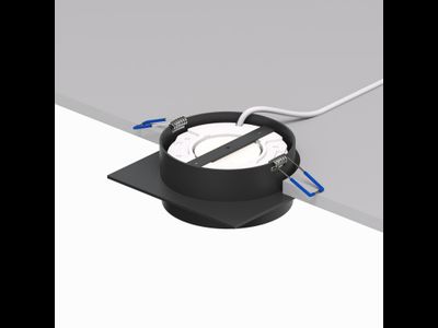 Точечный встраиваемый светильник FLAT DK2091-BK