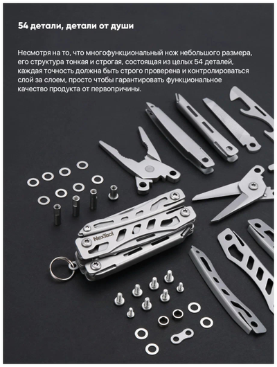 Мультитул Xiaomi NexTool Mini Flagship Multifunctional Pliers NE20146