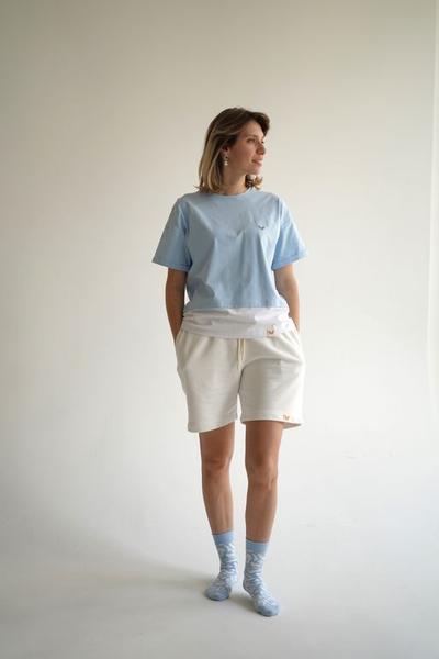 ЖЕНСКИЙ КОСТЮМ "ВОЗДУШНЫЙ" ГОЛУБОЙ