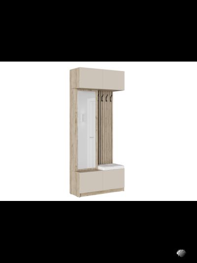 БОСТОН прихожая модульная ЛДСП  Дуб Крафт серый / Кашемир