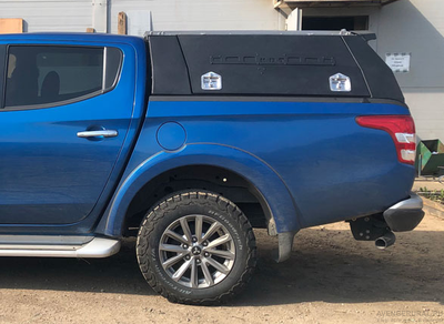 Кунг экспедиционный 3-дверный KDT на Mitsubishi L200 2015+ цвет ярко-синий T64