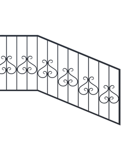 Перила кованые (арт .ПК07)