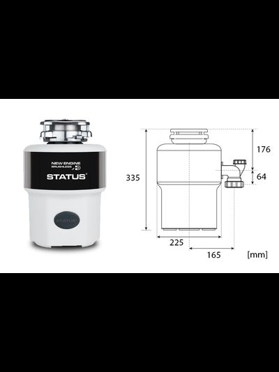 Измельчитель пищевых отходов 	 STATUS® Next 400