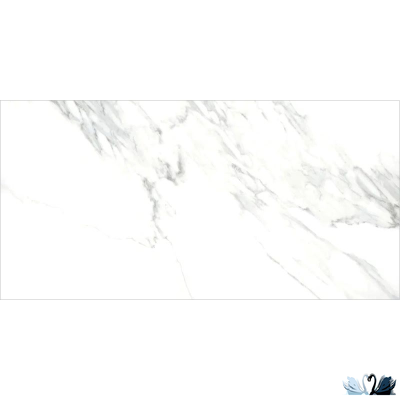 Керамогранит Eurotile Amina Calacatta 717 60x120 см Glossy белый мрамор