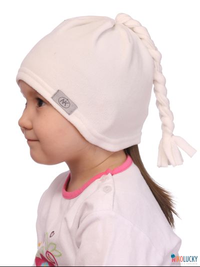 Шапка м35ф17, цвет белый р. 48-50