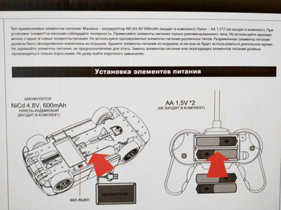 Машина на радиоуправлении RANGE ROVER с аккумулятором, 1:12, Цвет: Красный (копия)