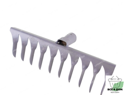 Грабли витые 10-ти зубые нерж без черенка ГВ-10