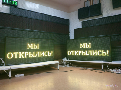 Бегущая строка 69*133см