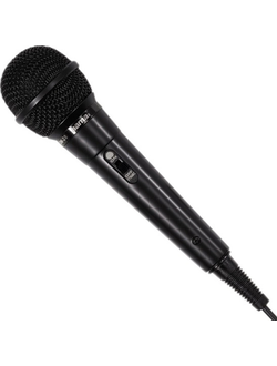 Микрофон проводной Hama H-46020 2.5 м (черный)