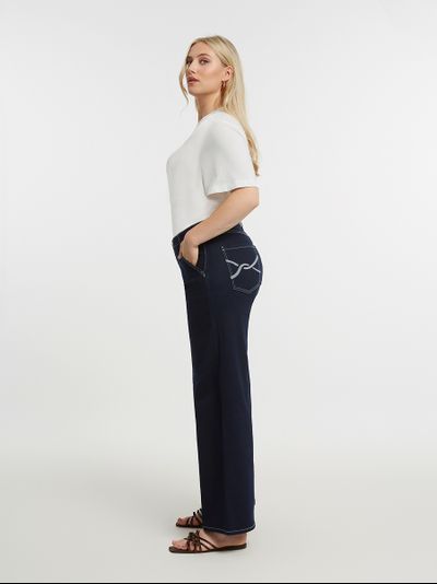 Джинсы wide leg