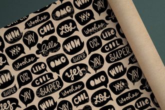 Упаковочная бумага крафт, 100Х70 см.