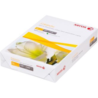 Бумага для цветной лазерной печати XEROX Colotech plus, А4,100г/кв.м, 170%CIE (500 листов)